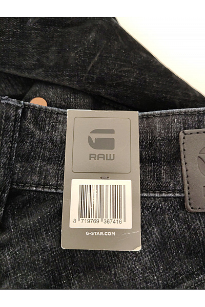 G-Star Dámské černé bavlněné skinny džíny s vysokým pasem Velikost W27 L32 | G-Star | obrázek 8