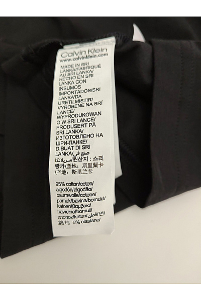 Calvin Klein Dámské černé bavlněné tričko s krátkým rukávem a nápisem Vel. M | Calvin Klein | obrázek 5