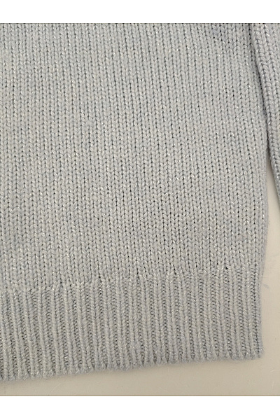 UGG Šedý dámský pletený žebrovaný rolák crop střihu Velikost L | UGG | obrázek 3