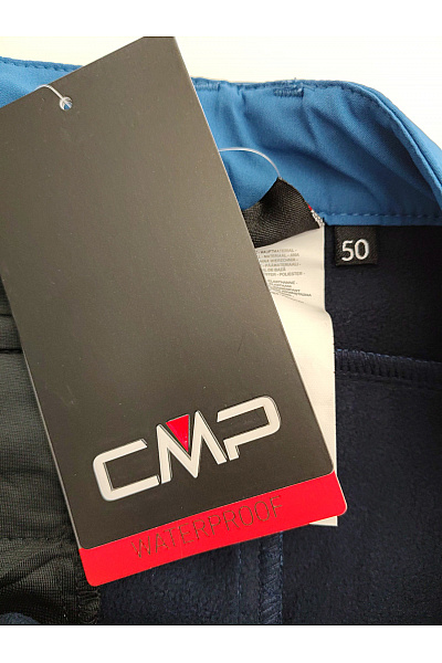CMP Modré sportovní softshellové kalhoty s kapsami Velikost EU 50 | CMP | obrázek 6