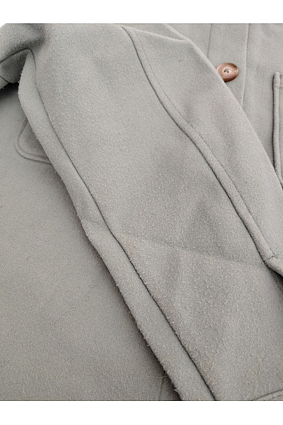 VILA Dámská khaki košilová přechodová bunda oversize Velikost M | VILA | obrázek 4