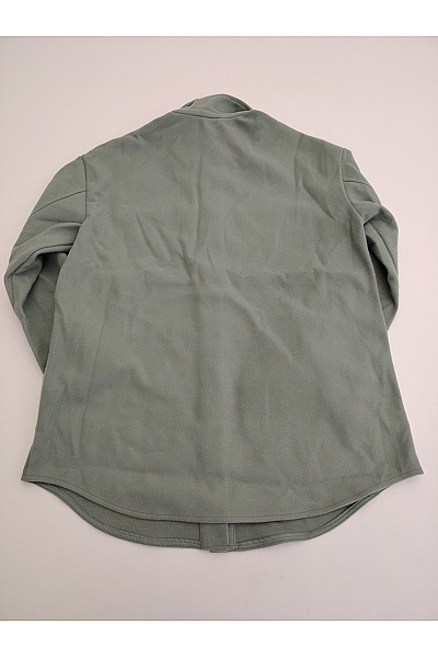 VILA Dámská khaki košilová přechodová bunda oversize Velikost M | VILA | obrázek 7