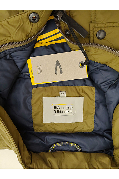 Camel active Pánská prošívaná khaki bunda přechodová Vel. EU 48 | camel active | obrázek 11