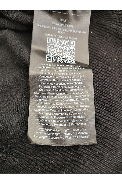 ONLY Černý dámský rolák basic Vel. XL | ONLY | obrázek 7