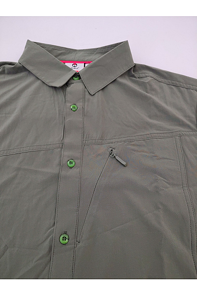 MAC Pánská khaki outdoorová košile s krátkým rukávem Vel. EU 52 | MAC | obrázek 4