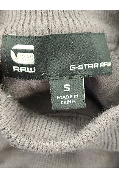G-Star Šedý vlněný rolák merino basic Vel. S | G-Star | obrázek 6