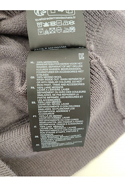 G-Star Šedý vlněný rolák merino basic Vel. S | G-Star | obrázek 8