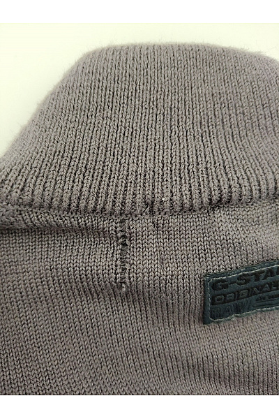 G-Star Šedý vlněný rolák merino basic Vel. S | G-Star | obrázek 10