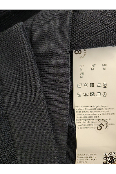 Hugo Boss Pánský bavlněný pulovr přes hlavu sportovní Vel. M | Hugo Boss | obrázek 5