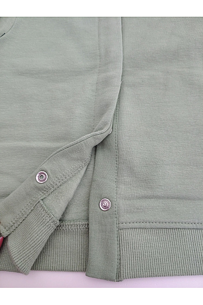 Street Monkey Dětská bavlněná souprava khaki mikina a pruhované kalhoty Vel. 24 | Street Monkey | obrázek 6