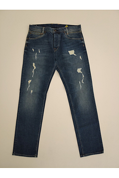 Pepe Jeans Pánské bavlněné džíny rovné s dírami Velikost W34/L34 | Pepe Jeans | obrázek 2
