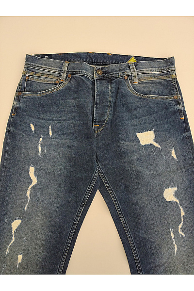 Pepe Jeans Pánské bavlněné džíny rovné s dírami Velikost W34/L34 | Pepe Jeans | obrázek 3