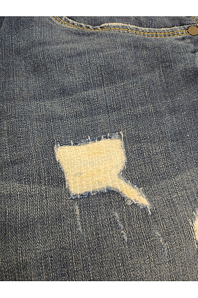 Pepe Jeans Pánské bavlněné džíny rovné s dírami Velikost W34/L34 | Pepe Jeans | obrázek 4