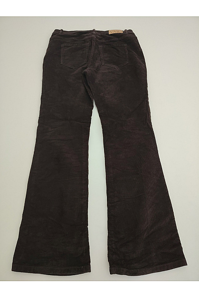 VERO MODA Dámské hnědé manšestrové zvonové kalhoty s kapsami Vel. US 31/32 | VERO MODA | obrázek 3