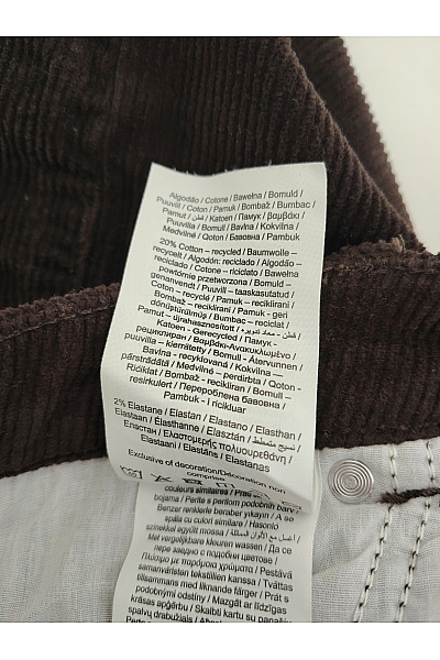 VERO MODA Dámské hnědé manšestrové zvonové kalhoty s kapsami Vel. US 31/32 | VERO MODA | obrázek 7
