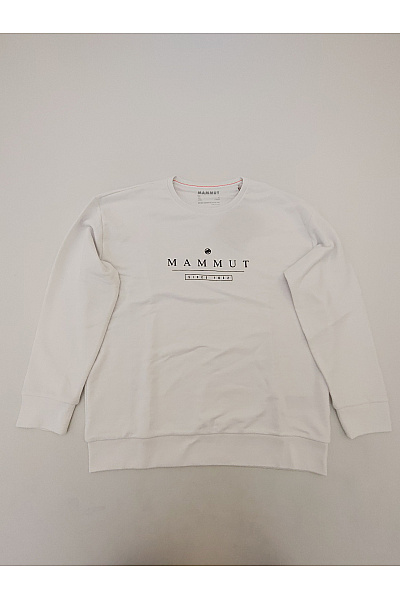 MAMMUT Bílá bavlněná mikina s potiskem crewneck Vel. EU L | MAMMUT | obrázek 2