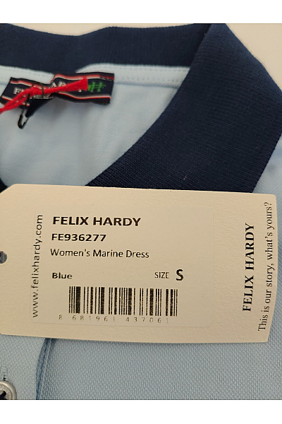 FELIX HARDY Bavlněné modré košilové šaty s límečkem krátké Vel. S | FELIX HARDY | obrázek 6