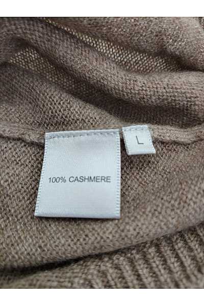 MAX TONSO CASHMERE Dámský kašmírový pulovr basic hnědý Vel. L | MAX TONSO CASHMERE | obrázek 2