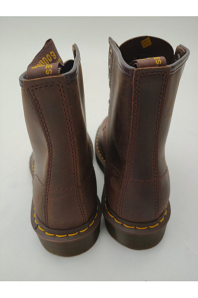 Dr.Martens Hnědé kotníkové šněrovací boty s kulatou špičkou Velikost 40 | Dr.Martens | obrázek 4