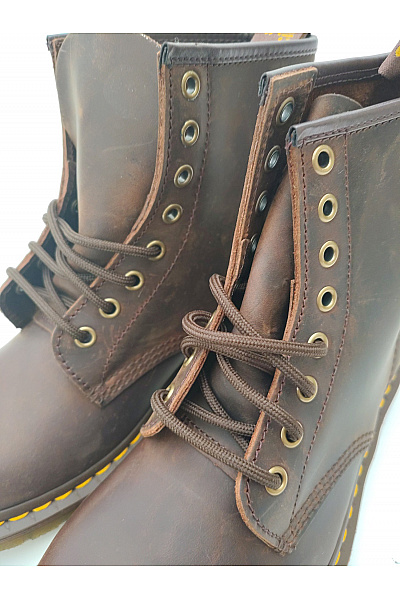 Dr.Martens Hnědé kotníkové šněrovací boty s kulatou špičkou Velikost 40 | Dr.Martens | obrázek 8