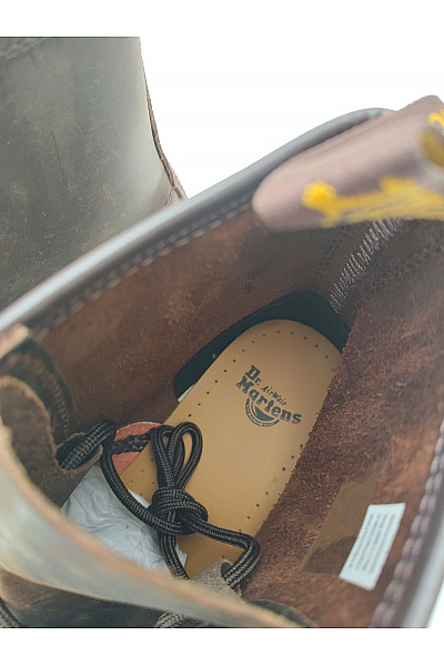 Dr.Martens Hnědé kotníkové šněrovací boty s kulatou špičkou Velikost 40 | Dr.Martens | obrázek 9