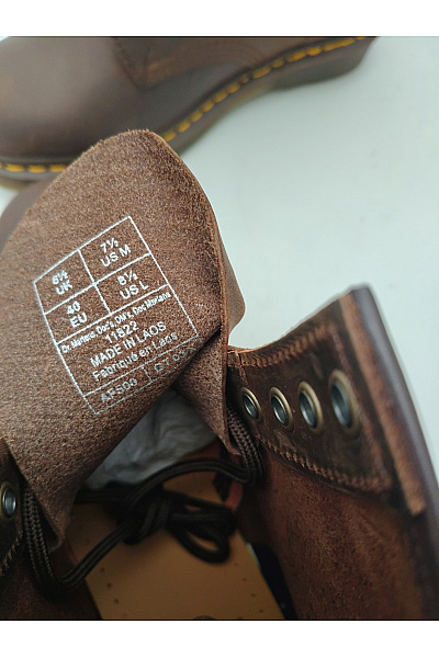 Dr.Martens Hnědé kotníkové šněrovací boty s kulatou špičkou Velikost 40 | Dr.Martens | obrázek 10