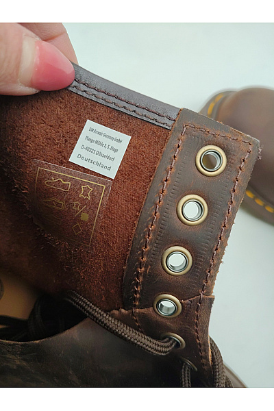 Dr.Martens Hnědé kotníkové šněrovací boty s kulatou špičkou Velikost 40 | Dr.Martens | obrázek 11