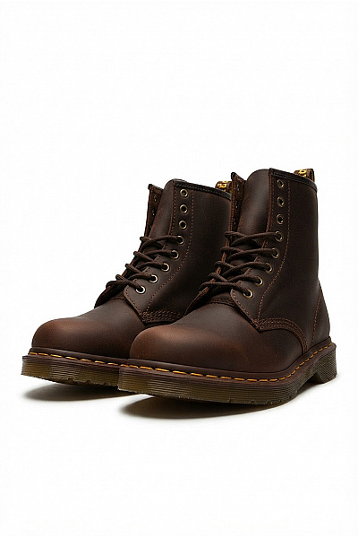 Dr.Martens Hnědé Kotníkové šněrovací Boty S Kulatou špičkou Velikost 40