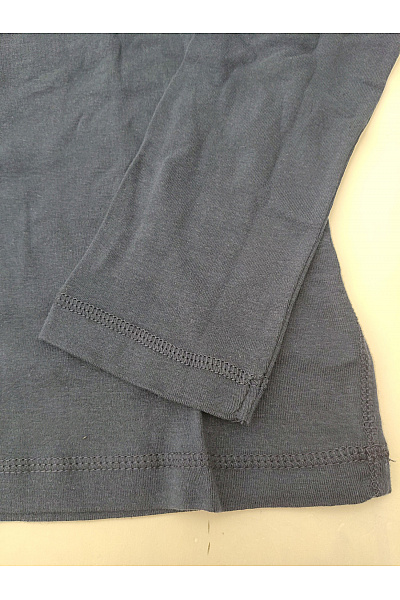 TOMMY HILFIGER Pánské modré bavlněné tričko s dlouhým rukávem basic Velikost L | TOMMY HILFIGER | obrázek 3