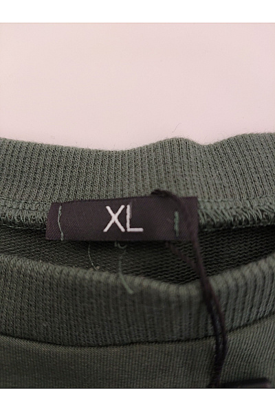 MOE Dámské khaki mikinové šaty s kapsami Vel. XL | MOE | obrázek 6