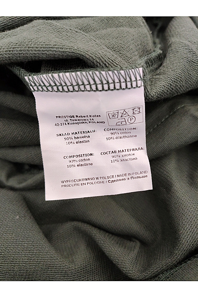 MOE Dámské khaki mikinové šaty s kapsami Vel. XL | MOE | obrázek 7