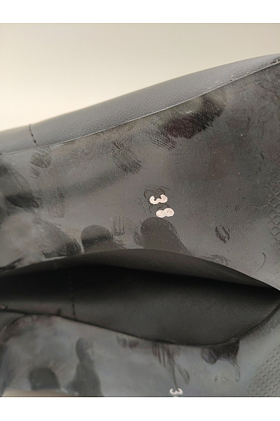 Černé elegantní kotníkové boty na vysokém podpatku se špičatou špičkou Velikost EU 38 | Unimoda | obrázek 7