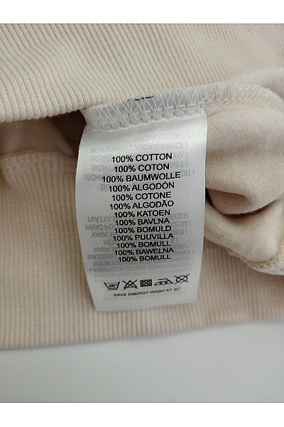 DISNEY Béžová bavlněná mikina s potiskem crewneck vintage Vel. 8/S | DISNEY | obrázek 5
