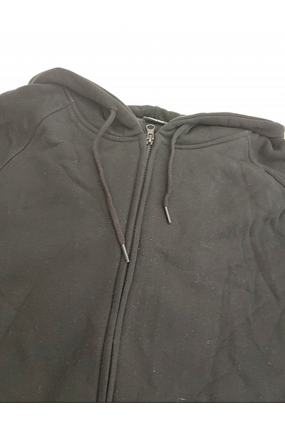 URBAN CLASSICS Pánská bavlněná mikina na zip s kapucí Velikost XXL | URBAN CLASSICS | obrázek 4