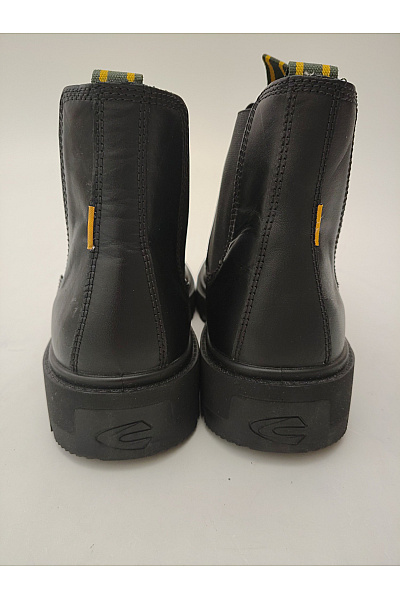 Camel active Pánské černé kožené kotníkové chelsea boty na platformě Vel. EU 44 | camel active | obrázek 4