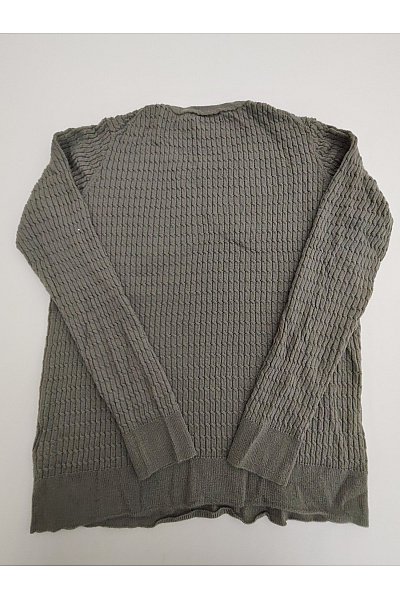 LAWRENCE GREY Dámský khaki vlněný pulovr s copánkovým vzorem Vel. 40 | LAWRENCE GREY | obrázek 5