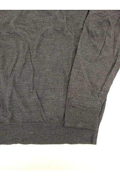 Drumohr Pánský vlněný pulovr šedý basic Velikost XL | drumohr | obrázek 2