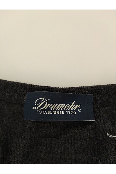 Drumohr Pánský vlněný pulovr šedý basic Velikost XL | drumohr | obrázek 5