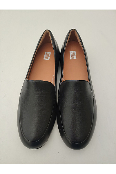 FitFlop Černé dámské polobotky nazouvací elegantní vycházkové Velikost 40 | FitFlop | obrázek 3