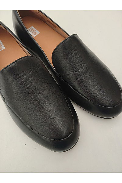 FitFlop Černé dámské polobotky nazouvací elegantní vycházkové Velikost 40 | FitFlop | obrázek 4