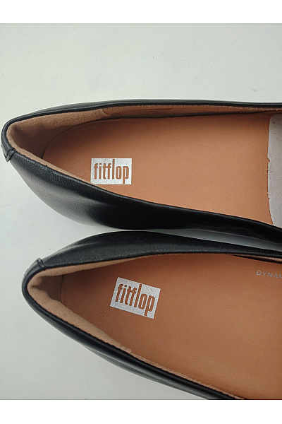 FitFlop Černé dámské polobotky nazouvací elegantní vycházkové Velikost 40 | FitFlop | obrázek 5