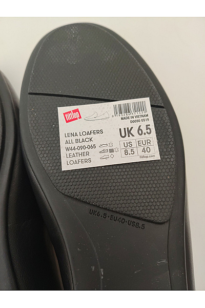 FitFlop Černé dámské polobotky nazouvací elegantní vycházkové Velikost 40 | FitFlop | obrázek 8