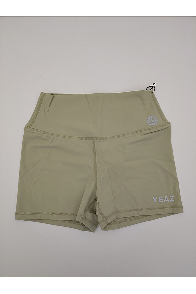 YEAZ Dámské khaki sportovní fitness kraťasy s vysokým pasem Vel. S | YEAZ | obrázek 2