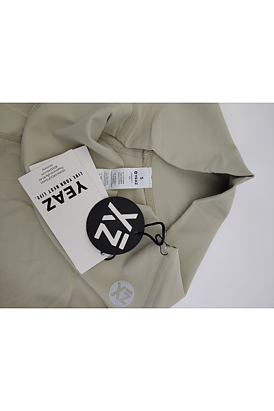YEAZ Dámské khaki sportovní fitness kraťasy s vysokým pasem Vel. S | YEAZ | obrázek 5