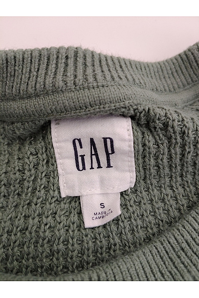 Gap Dámský khaki pletený pulovr přes hlavu Vel. US S | Gap | obrázek 4