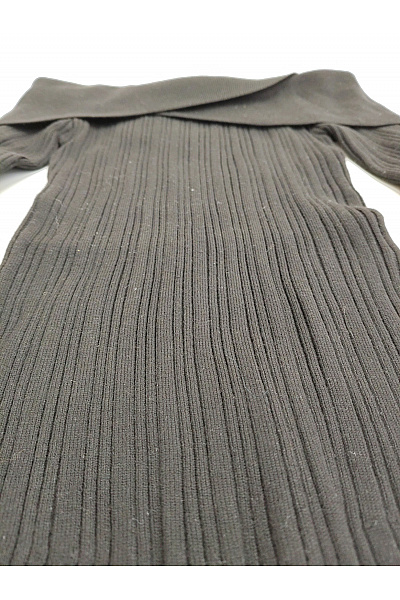 Bershka Černé dámské tričko s dlouhým rukávem a odhalenými rameny Vel. EU S | Bershka | obrázek 3