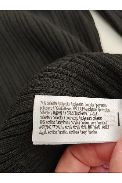 Bershka Černé dámské tričko s dlouhým rukávem a odhalenými rameny Vel. EU S | Bershka | obrázek 6