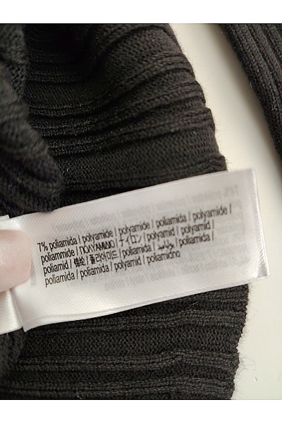 Bershka Černé dámské tričko s dlouhým rukávem a odhalenými rameny Vel. EU S | Bershka | obrázek 7