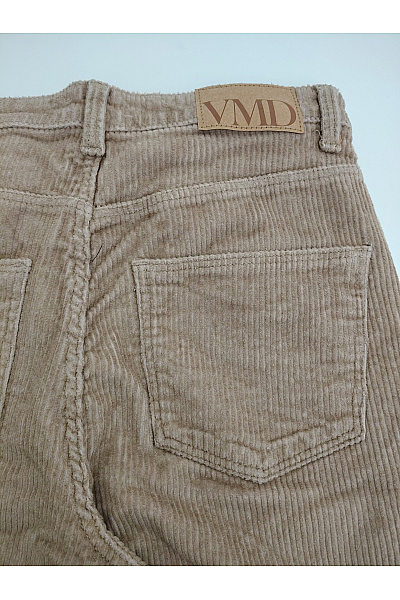 VERO MODA Hnědé manšestrové široké kalhoty s vysokým pasem Vel. 27/30 | VERO MODA | obrázek 9