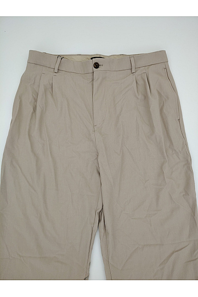 ANTIOCH Béžové bavlněné chinos kalhoty s puky Vel. XL | ANTIOCH | obrázek 3